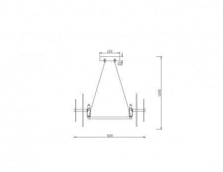 Люстры подвесные — Подвесная люстра Freya FR5172PL-06BS купить в 