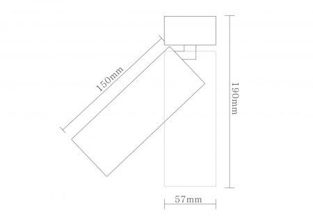 Споты — Спот Donolux DL18895R1B ST купить в 