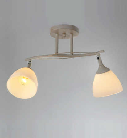 Потолочные люстры — 2674/2 белый с патиной золото купить в 