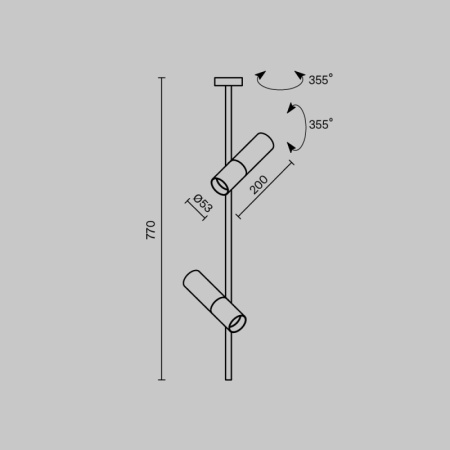 Споты — Спот Maytoni Technical C021CL-02W купить в  Споты — Спот Maytoni Technical C021CL-02W купить в
