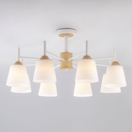 Люстры на штанге — Люстра на штанге Eurosvet 70085/8 белый купить в 