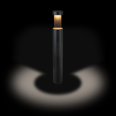 Средние уличные фонари — Садово-парковый светильник Elektrostandard 1640 TECHNO LED Nimbus Чёрный (35126/F) купить в 