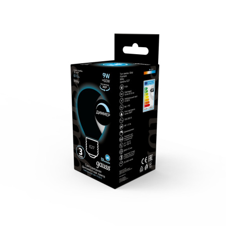 Светодиодные лампы — Светодиодная лампа Gauss 105202209-D купить в  Светодиодные лампы — Светодиодная лампа Gauss 105202209-D купить в