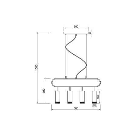 Люстры подвесные — Подвесная люстра Vele Luce VL5794P04 купить в 