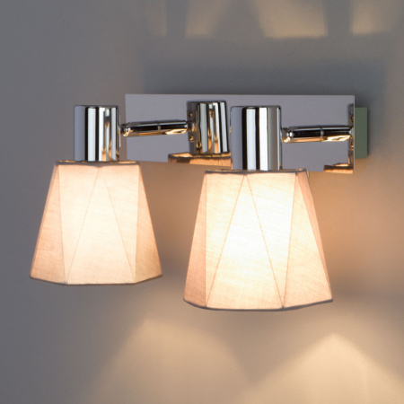 Настенные бра — Бра Eurosvet 20087/2 хром/серый купить в 