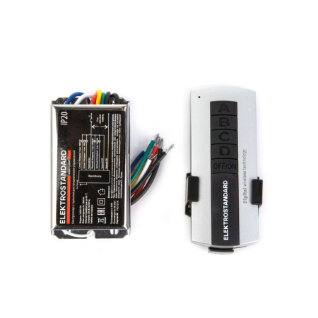 Пульты управления для электроустановки — Пульт управления для электроустановки Elektrostandard Пульт управления 16001/04 Серебро (4 канала) купить в 