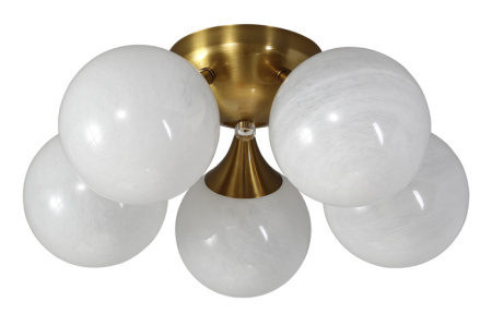 Люстры накладные — Накладная люстра Crystal Lux SUITE PL5 BRONZE купить в 