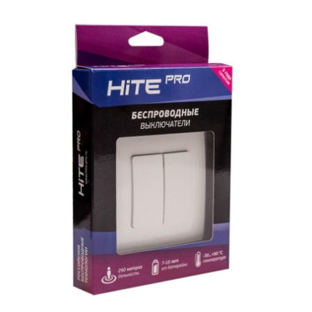 Выключатели — Выключатель HiTE PRO HP-LE-2-white купить в 