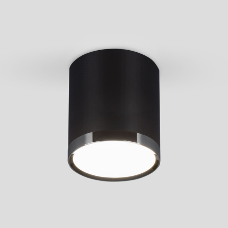 Накладные точечные светильники — Накладной светильник Elektrostandard DLR024 6W 4200K черный матовый купить в 