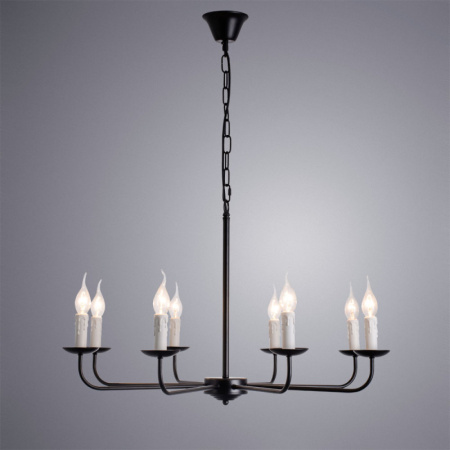 Люстры подвесные — Подвесная люстра ARTE Lamp A1857LM-8BK купить в  Люстры подвесные — Подвесная люстра ARTE Lamp A1857LM-8BK купить в