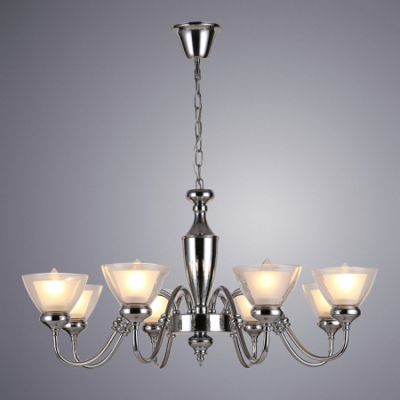Люстры подвесные — Подвесная люстра ARTE Lamp A5184LM-8CC купить в  Люстры подвесные — Подвесная люстра ARTE Lamp A5184LM-8CC купить в