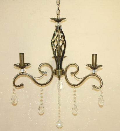 Люстры подвесные — 2519/3 бронза купить в 