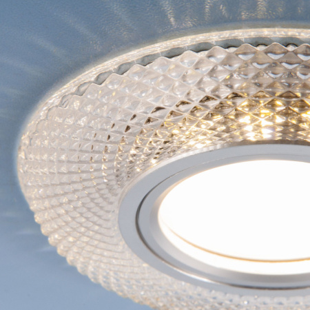 Встраиваемые точечные светильники — Встраиваемый светильник Elektrostandard 2238 MR16 CL прозрачный купить в 