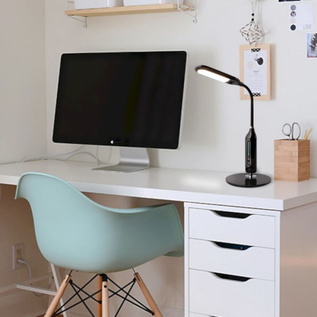 Настольные лампы — Настольная лампа Eurosvet 80503/1 черный купить в 