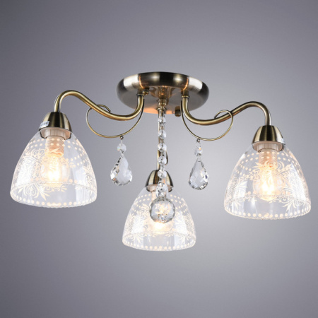 Люстры накладные — Накладная люстра ARTE Lamp A1658PL-3AB купить в  Люстры накладные — Накладная люстра ARTE Lamp A1658PL-3AB купить в