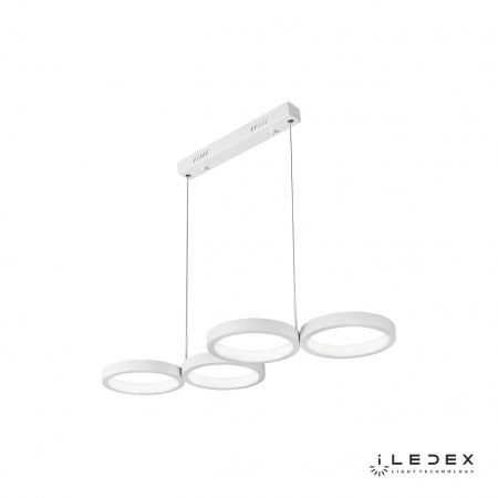 Свет для дома — Подвесная люстра iLedex Ring Star 9004-4-D WH купить в  Свет для дома — Подвесная люстра iLedex Ring Star 9004-4-D WH купить в