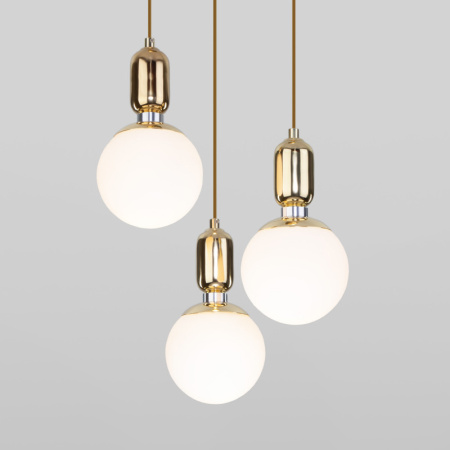 Подвесные светильники — Подвесной светильник Eurosvet 50151/3 золото купить в 