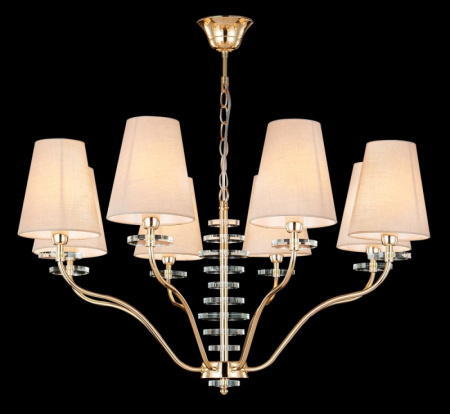 Люстры подвесные — Подвесная люстра Crystal Lux ARMANDO SP8 GOLD купить в 