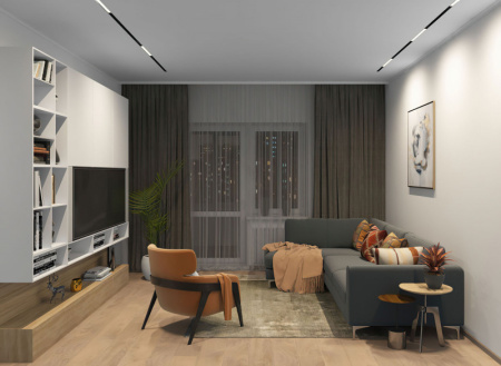 Трековые светильники — Светильник на шине Denkirs DK8004-BK купить в 