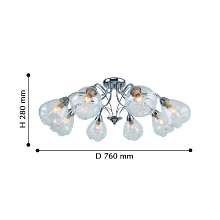 Люстры накладные — Накладная люстра F-Promo 2339-8U купить в 