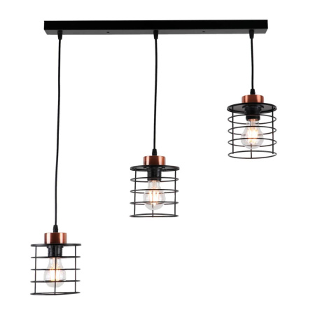 Подвесные светильники — Подвесной светильник IMEX MD.8835-3-P BK+AB купить в 