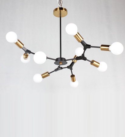 Потолочные люстры — 42429/9 черный+золото купить в 