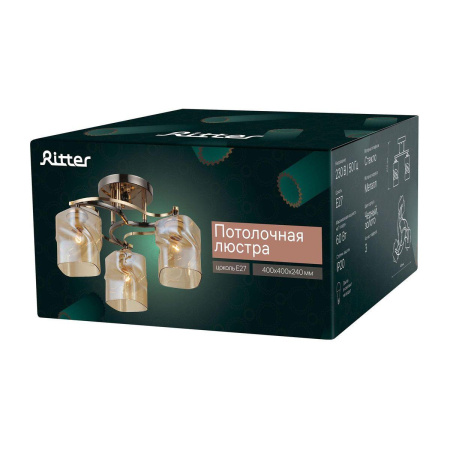 Потолочные люстры — Потолочная люстра Ritter Royal 52419 9 купить в  Потолочные люстры — Потолочная люстра Ritter Royal 52419 9 купить в