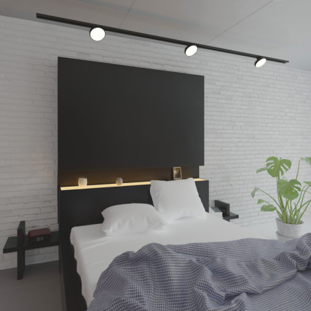 Трековые светильники — Светильник на шине Elektrostandard Pila черный 12W 4200K (85078/01) однофазный купить в 