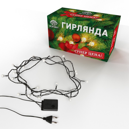 Светодиодные гирлянды — Светодиодная гирлянда Neon-Night 303-060 купить в 