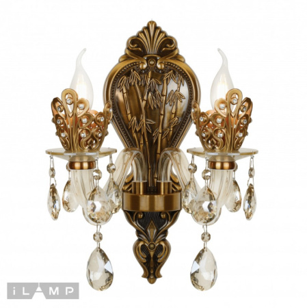 Настенные бра — Бра iLamp 61078/2 BR купить в  Настенные бра — Бра iLamp 61078/2 BR купить в