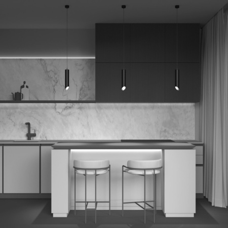 Подвесные светильники — Подвесной светильник Maytoni Technical P044PL-01-40GU10-B купить в 