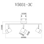 Споты — Спот Moderli David V5031-3C купить в  Споты — Спот Moderli David V5031-3C купить в