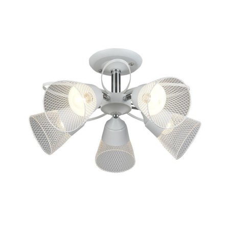 Люстры на штанге — Потолочная люстра Seven Fires Berat WD3525/5C-WT-CR-WT купить в 