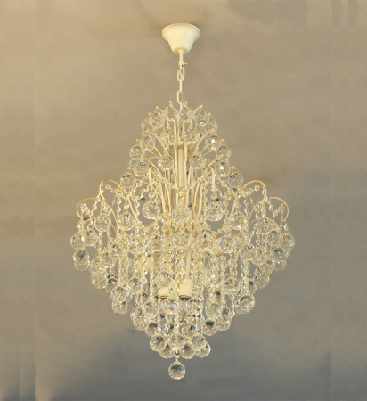 Люстры подвесные — 1501/6 белый с патиной золото купить в 