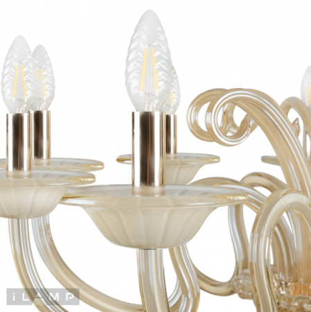 Люстры подвесные — Подвесная люстра iLamp P2318-10GD купить в 