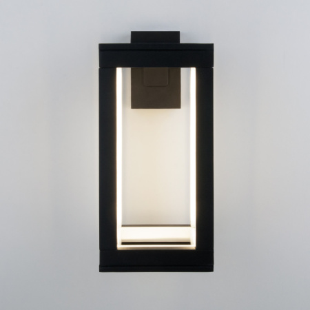 Уличные настенные светильники — Светильник настенный Elektrostandard 1527 TECHNO LED чёрный купить в 