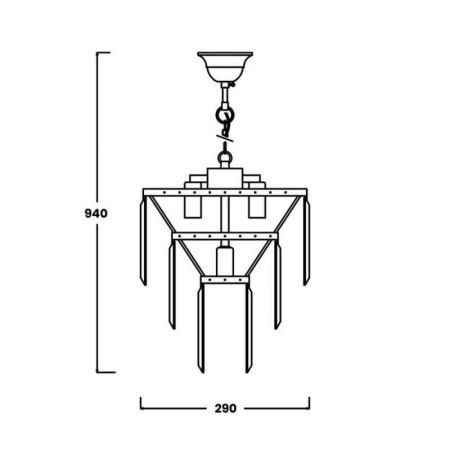 Люстры подвесные — Подвесная люстра Zumaline Amedeo 17106/3+1-CHR купить в 