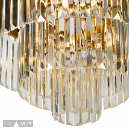 Люстры каскадные — Каскадная люстра iLamp 8945-4+1 GLD купить в 