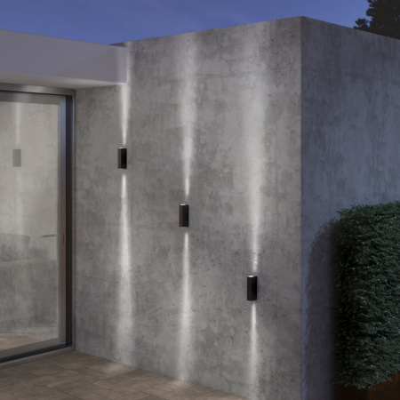 Уличные настенные светильники — Светильник настенный Elektrostandard Blaze LED черный (35136/W) купить в 