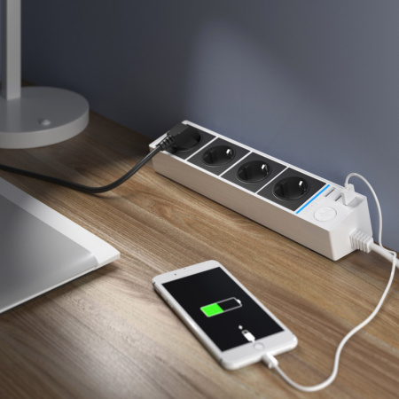 Розетки — Розетка Werkel WL20-04-03 белый/черный купить в 