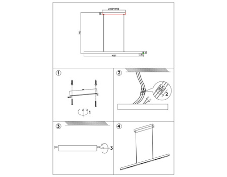 Линейные светильники — Линейный светильник Ambrella Light FL5831 купить в 