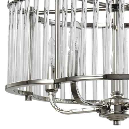 Люстры подвесные — Подвесная люстра Lumien Hall Мартино LH3038/5P-B-NK-CL купить в 