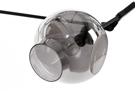 Люстры подвесные — Подвесная люстра Cosmo 1212S-9 дымчатый/черный купить в 