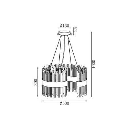 Люстры подвесные — Подвесная люстра Vele Luce VL3244P12 купить в 