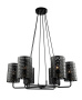 Люстры подвесные — Подвесная люстра Lumien Hall Тейл 4002/6P-BK-GR купить в 