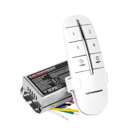 Пульты управления для электроустановки — Пульт управления для электроустановки Elektrostandard Пульт управления 16002/04 белый (4 канала) купить в 