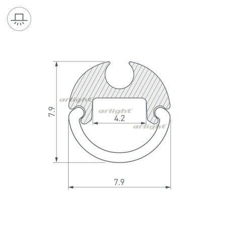 Профили для светодиодных лент — Профиль Arlight 036325 купить в  Профили для светодиодных лент — Профиль Arlight 036325 купить в