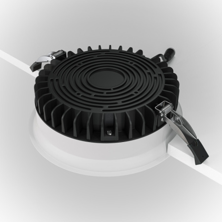 Влагозащищенные точечные светильники — Влагозащищенный светильник Maytoni Technical DL055-18W4K-W купить в 