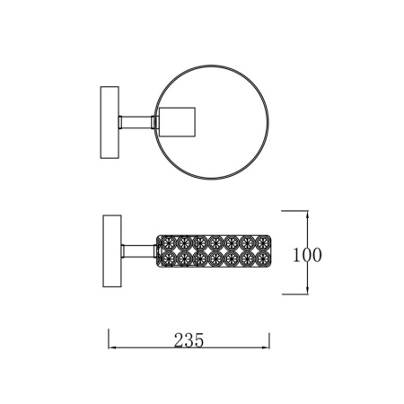 Настенные бра — Бра Escada 679/1A White купить в  Настенные бра — Бра Escada 679/1A White купить в