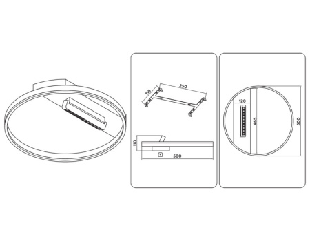 Накладные светильники — Накладной светильник Ambrella Light FL51458 купить в 